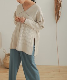 SENSE OF PLACE by URBAN RESEARCH | リブラインチュニックセーター(ニット/セーター)