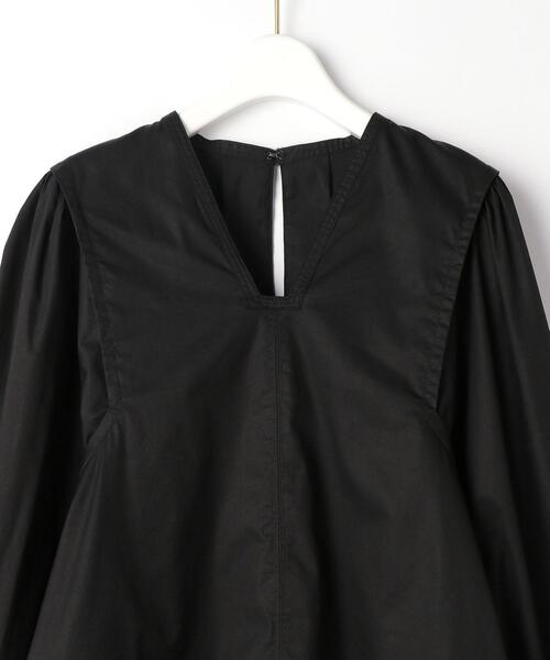 green label relaxing（グリーンレーベルリラクシング）の「＜Tavii＞ スクエア ネック ボリューム スリーブ ブラウス（シャツ/ブラウス・レディース・ブラック/オフホワイト・FREE）」の13枚目の写真