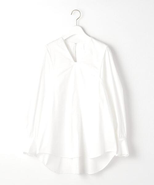 green label relaxing（グリーンレーベルリラクシング）の「＜Tavii＞ スクエア ネック ボリューム スリーブ ブラウス（シャツ/ブラウス・レディース・ブラック/オフホワイト・FREE）」の18枚目の写真