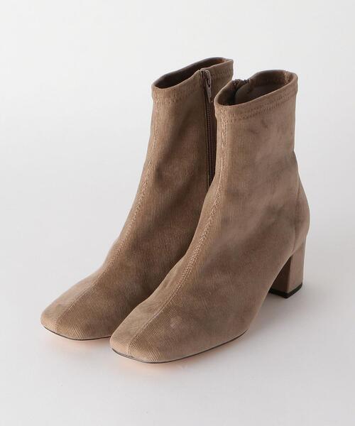 BEAUTY&YOUTH UNITED ARROWS(ビューティーアンドユースユナイテッドアローズ)の「BY コーデュロイ スクエアトゥセンターライン ブーツ ◆(ブーツ・レディース・モカ・38/36/37/36h/37h)」の4枚目の写真