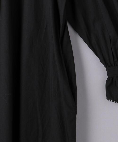 dahl'ia（ダリア）の「別注＜dahl’ia（ダリア）＞フリル シャツワンピース（シャツワンピース・レディース・ホワイト/ブラック・FREE）」の18枚目の写真