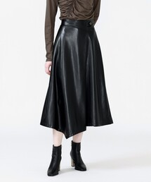 LOVELESS | アシンメトリーレザースカート(スカート)