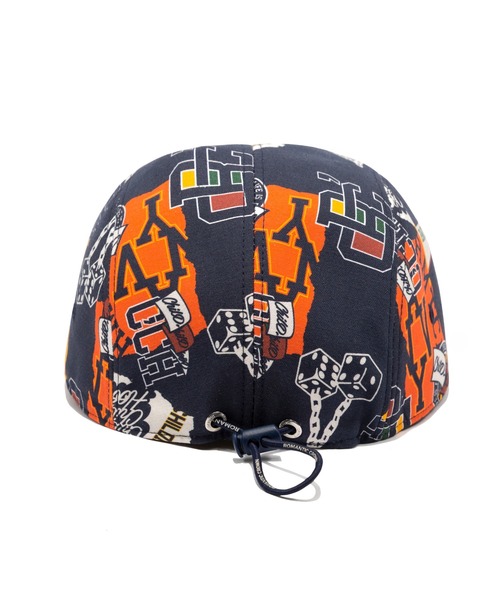 ROMANTIC CROWN(ロマンティッククラウン)の「【ROMANTIC CROWN】FLOWER ARTWORK CAMP CAP / ロマンティッククラウン フラワー アートワーク グラフィック キャンプ キャップ(キャップ・メンズ・オートミール/ネイビー・FREE)」の15枚目の写真