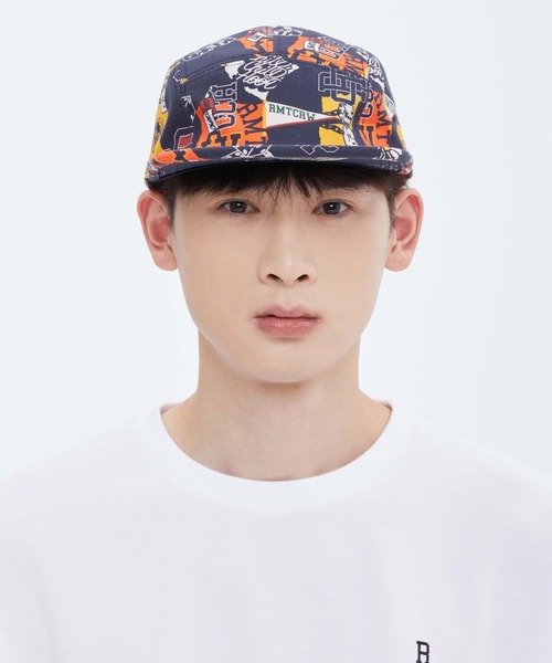 ROMANTIC CROWN(ロマンティッククラウン)の「【ROMANTIC CROWN】FLOWER ARTWORK CAMP CAP / ロマンティッククラウン フラワー アートワーク グラフィック キャンプ キャップ(キャップ・メンズ・オートミール/ネイビー・FREE)」の18枚目の写真