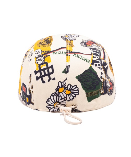 ROMANTIC CROWN(ロマンティッククラウン)の「【ROMANTIC CROWN】FLOWER ARTWORK CAMP CAP / ロマンティッククラウン フラワー アートワーク グラフィック キャンプ キャップ(キャップ・メンズ・オートミール/ネイビー・FREE)」の7枚目の写真