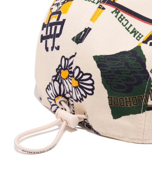 ROMANTIC CROWN(ロマンティッククラウン)の「【ROMANTIC CROWN】FLOWER ARTWORK CAMP CAP / ロマンティッククラウン フラワー アートワーク グラフィック キャンプ キャップ(キャップ・メンズ・オートミール/ネイビー・FREE)」の9枚目の写真