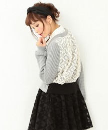 CAROLINA GLASER | 【予約】CAROLINA GLASER / ケーブルニットカーディガン(カーディガン/ボレロ)