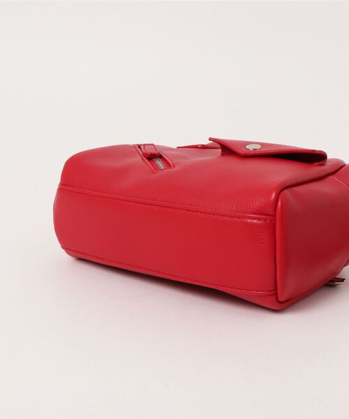 jouetie（ジュエティ）の「【jouetie / ジュエティ】 グレインPU ライダース ミニボストンバッグ（ボストンバッグ・レディース・アイボリー/ベージュ/ダークグリーン/ブラック/ワイン/キャメル/ネイビー/レッド/ダークブラウン/シルバー・FREE）」の12枚目の写真