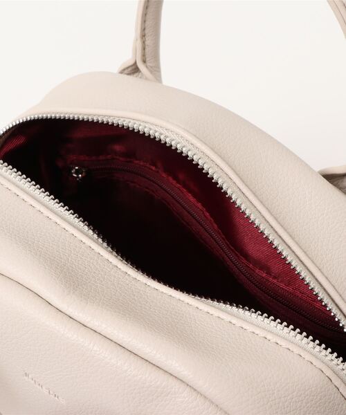 jouetie（ジュエティ）の「【jouetie / ジュエティ】 グレインPU ライダース ミニボストンバッグ（ボストンバッグ・レディース・アイボリー/ベージュ/ダークグリーン/ブラック/ワイン/キャメル/ネイビー/レッド/ダークブラウン/シルバー・FREE）」の13枚目の写真