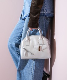 jouetie（ジュエティ）の「【jouetie / ジュエティ】 グレインPU ライダース ミニボストンバッグ（ボストンバッグ）」