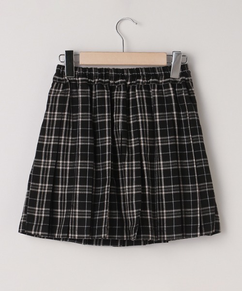 LOVETOXIC（ラブトキシック）の「チェックプリーツスカパン（スカート・キッズ・エンジ/ベージュ/ブラック/ブラウン/サックスブルー/ラベンダー・M/SS/L/S）」の15枚目の写真