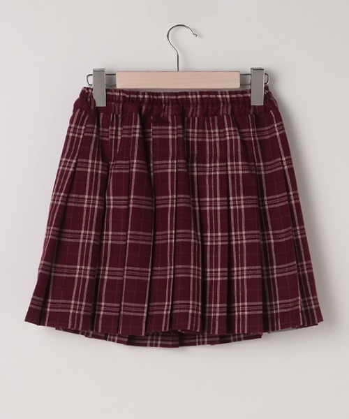LOVETOXIC（ラブトキシック）の「チェックプリーツスカパン（スカート・キッズ・エンジ/ベージュ/ブラック/ブラウン/サックスブルー/ラベンダー・M/SS/L/S）」の14枚目の写真