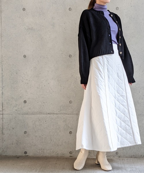 Per sist ence（パーシエンス）の「Per sist ence/パーシエンス　2WAY ショートカーディガン（カーディガン/ボレロ・レディース・ブラウン/ブラック/アイボリー/ベージュ/オフホワイト/ブルー/グリーン/ピンク/パープル/ブラック×ブラック・FREE）」の22枚目の写真