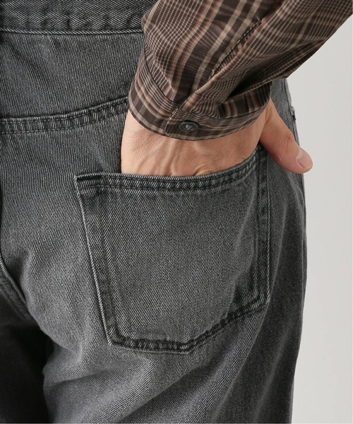 417 EDIFICE（フォーワンセブンエディフィス）の「【fosterr / フォスター】 5ポケットスリムデニム（デニムパンツ・メンズ・ブラック/サックスブルー・SMALL/MEDIUM/LARGE）」の11枚目の写真