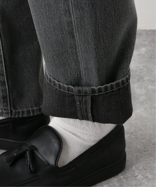 417 EDIFICE（フォーワンセブンエディフィス）の「【fosterr / フォスター】 5ポケットスリムデニム（デニムパンツ・メンズ・ブラック/サックスブルー・SMALL/MEDIUM/LARGE）」の19枚目の写真