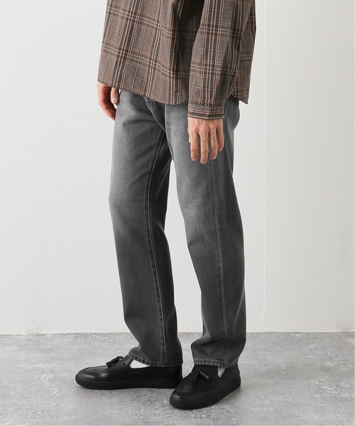 417 EDIFICE（フォーワンセブンエディフィス）の「【fosterr / フォスター】 5ポケットスリムデニム（デニムパンツ・メンズ・ブラック/サックスブルー・SMALL/MEDIUM/LARGE）」の20枚目の写真