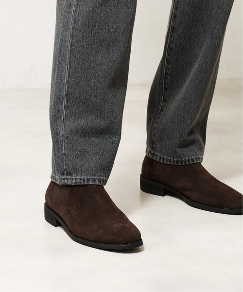 417 EDIFICE（フォーワンセブンエディフィス）の「【fosterr / フォスター】 5ポケットスリムデニム（デニムパンツ・メンズ・ブラック/サックスブルー・SMALL/MEDIUM/LARGE）」の3枚目の写真