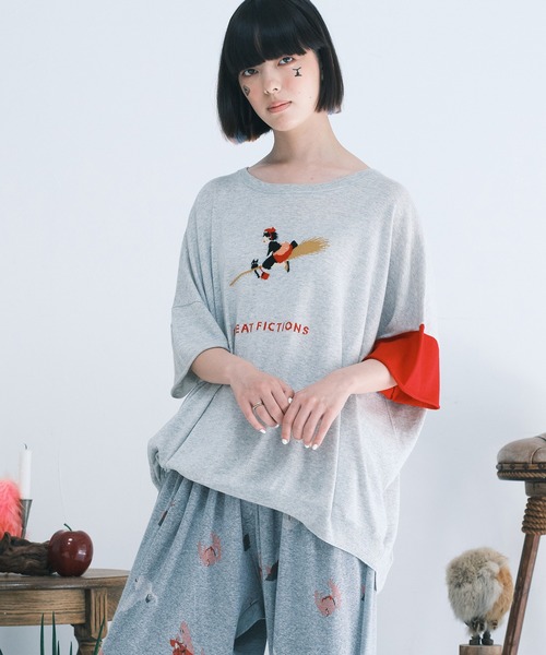 bedsidedrama トランプモチーフニット ベージュ