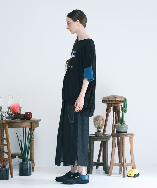 bedsidedrama（ベットサイドドラマ）の「GREAT FICTION Knit（ニット/セーター・レディース・ブラック/グレー・1）」の7枚目の写真