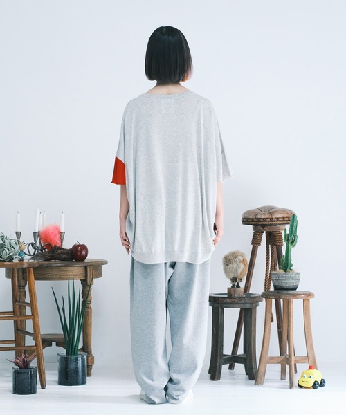 bedsidedrama（ベットサイドドラマ）の「GREAT FICTION Knit（ニット/セーター・レディース・ブラック/グレー・1）」の5枚目の写真