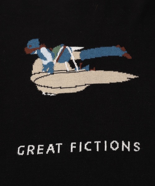 bedsidedrama（ベットサイドドラマ）の「GREAT FICTION Knit（ニット/セーター・レディース・ブラック/グレー・1）」の17枚目の写真