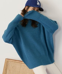 Auntie Rosa Holiday | カラークルーニットプルオーバー(ニット/セーター)