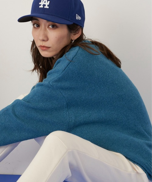 Auntie Rosa Holiday（アンティローザホリデー）の「カラークルーニットプルオーバー（ニット/セーター・レディース・コーラルピンク/アイボリー/ライトブルー/ブラック・FREE）」の15枚目の写真