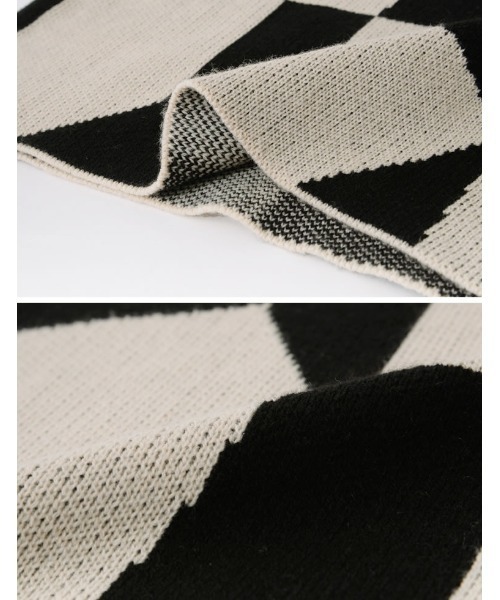 Re:EDIT(リエディ)の「ジオメトリックニットタイトスカート(スカート・レディース・ブラウン/アイボリー・MEDIUM/SHORT/LARGE)」の11枚目の写真