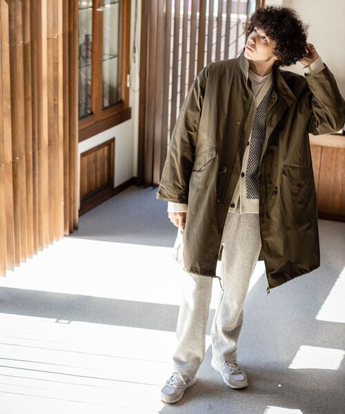 THE SHOP TK （ザ ショップ ティーケー ）の「◆M65ビッグシルエット3WAYモッズコート（ミリタリージャケット・メンズ・ブラック/カーキ/サンドベージュ・01/02/03/04/05）」の18枚目の写真