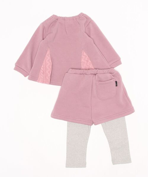 la poche biscuit（ラポシェビスキュイ）の「裏シャギーワンマイルウェア（ルームウェア/パジャマ・キッズ・ブラウン/ピンク/ブルー・120/130/100/110/140/80/90）」の6枚目の写真