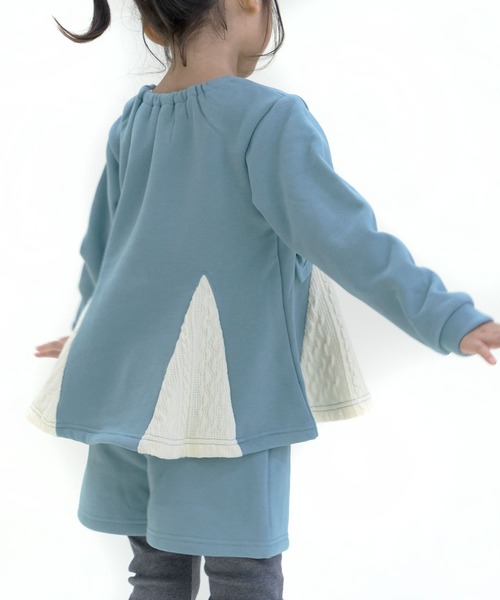 la poche biscuit（ラポシェビスキュイ）の「裏シャギーワンマイルウェア（ルームウェア/パジャマ・キッズ・ブラウン/ピンク/ブルー・120/130/100/110/140/80/90）」の8枚目の写真