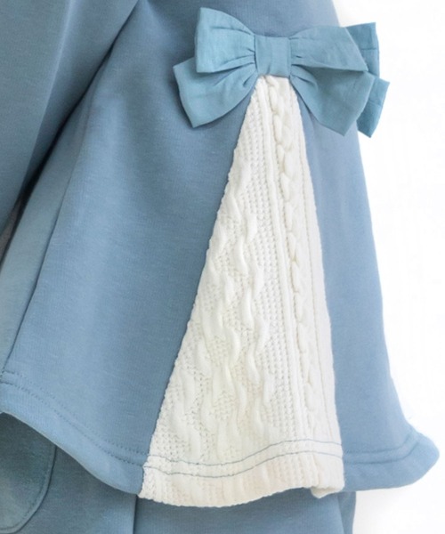 la poche biscuit（ラポシェビスキュイ）の「裏シャギーワンマイルウェア（ルームウェア/パジャマ・キッズ・ブラウン/ピンク/ブルー・120/130/100/110/140/80/90）」の7枚目の写真