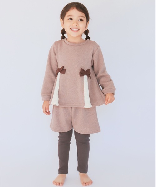 la poche biscuit（ラポシェビスキュイ）の「裏シャギーワンマイルウェア（ルームウェア/パジャマ・キッズ・ブラウン/ピンク/ブルー・120/130/100/110/140/80/90）」の10枚目の写真