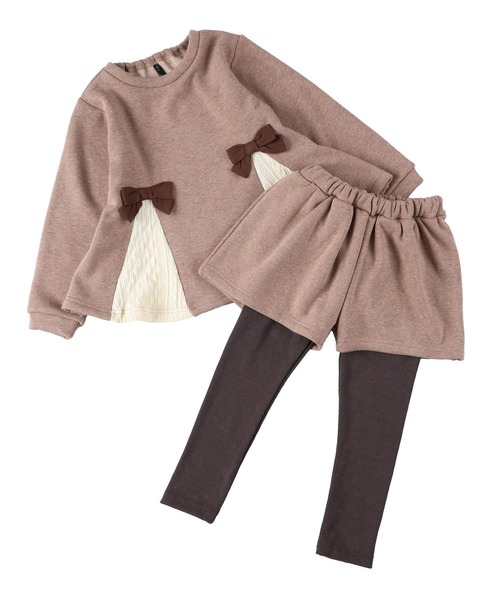 la poche biscuit（ラポシェビスキュイ）の「裏シャギーワンマイルウェア（ルームウェア/パジャマ・キッズ・ブラウン/ピンク/ブルー・120/130/100/110/140/80/90）」の18枚目の写真