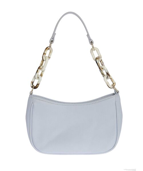 MERCURYDUO(マーキュリーデュオ)の「ミックスチェーンハンドバッグ(ハンドバッグ・レディース・ライトブルー/ピンク・FREE)」の1枚目の写真