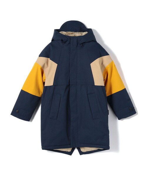 TOMORROWLAND （トゥモローランド）の「GOSOAKY カラーブロックフーデットコート（その他アウター・キッズ・カーキ/ブルー・105/115/150/125/135）」の2枚目の写真