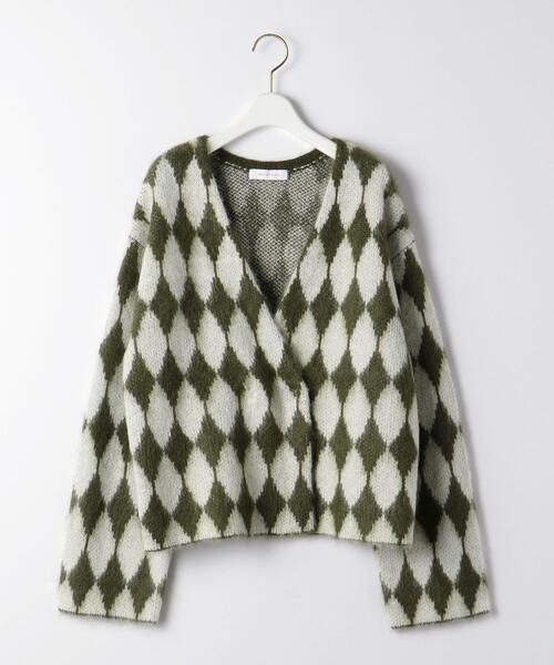 BRACTMENT（ブラクトメント）の「＜BRACTMENT（ブラクトメント）＞BM M/W/N JQ Vネック カーディガン（カーディガン/ボレロ・レディース・ブラック/ケリー・FREE）」の2枚目の写真