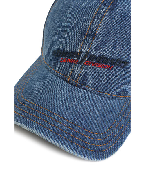 DIESEL（ディーゼル）の「メンズ キャップ デニム素材（キャップ・メンズ・ブラック/ライトインディゴブルー・02）」の3枚目の写真