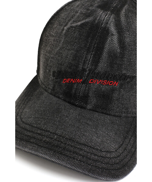 DIESEL（ディーゼル）の「メンズ キャップ デニム素材（キャップ・メンズ・ブラック/ライトインディゴブルー・02）」の6枚目の写真