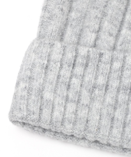 LEPSIM（レプシィム）の「モチモチニットワッチ　229557（ニットキャップ/ビーニー・レディース・グレー/チャコールグレー/ベージュ・ONE SIZE）」の11枚目の写真