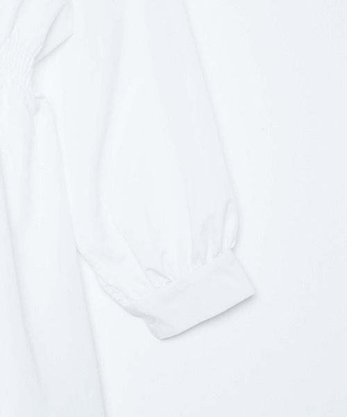 WEGO(ウィゴー)の「WEGO/ウエストギャザーリボンタイチュニック(シャツ/ブラウス・レディース・ホワイト・FREE)」の12枚目の写真