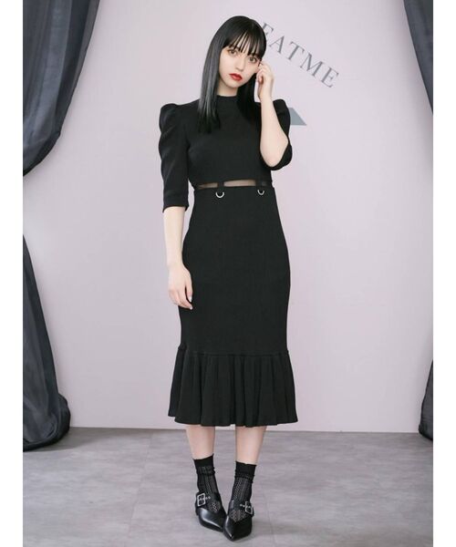 EATME(イートミー)の「ベルテッドミュール(パンプス・レディース・ブラック/ラベンダー・S/M/L)」の13枚目の写真