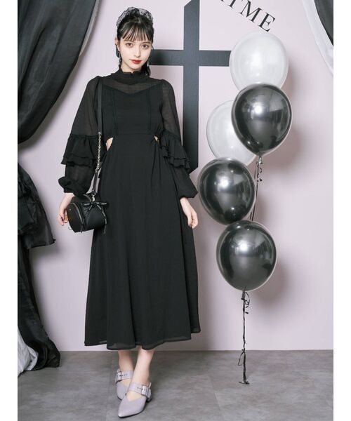 EATME(イートミー)の「ベルテッドミュール(パンプス・レディース・ブラック/ラベンダー・S/M/L)」の21枚目の写真