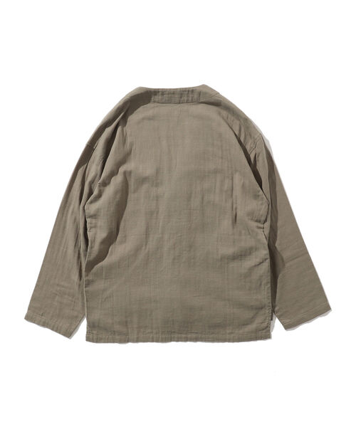 BEAMS LIGHTS（ビームスライツ）の「BEAMS LIGHTS / トゥルーコットン ガーゼ カーディガン（カーディガン/ボレロ・メンズ・ブラック系その他4/ブラウン系その他2・SMALL/MEDIUM/LARGE）」の9枚目の写真