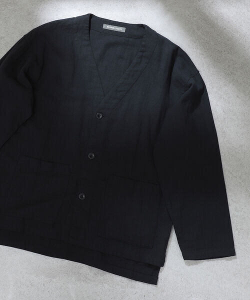 BEAMS LIGHTS（ビームスライツ）の「BEAMS LIGHTS / トゥルーコットン ガーゼ カーディガン（カーディガン/ボレロ・メンズ・ブラック系その他4/ブラウン系その他2・SMALL/MEDIUM/LARGE）」の11枚目の写真