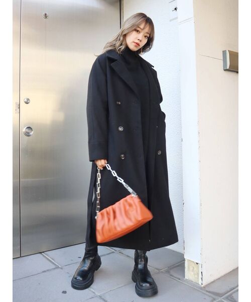 EVRIS★チェスターコート♡美品 EVRIS（エヴリス）の「フェイクウールロングチェスターコート