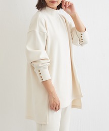 BONbazaar | リブカットチュニックトップス(Tシャツ/カットソー)