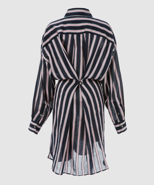 MARANT ETOILE（マランエトワール）の「22PRO2118 22P025E 23EC（ワンピース・レディース・ベージュ系その他/ブラック×パープル・36/34）」の3枚目の写真