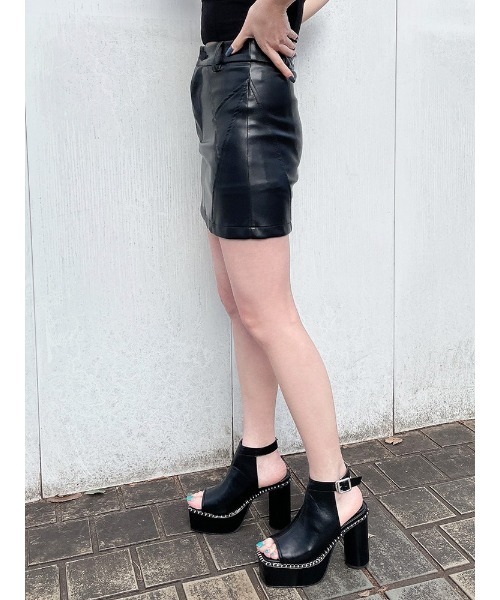 ENVYM（アンビー）の「スイッチングミニスカート（スカート・レディース・ブラック/ブラック系・FREE）」の16枚目の写真