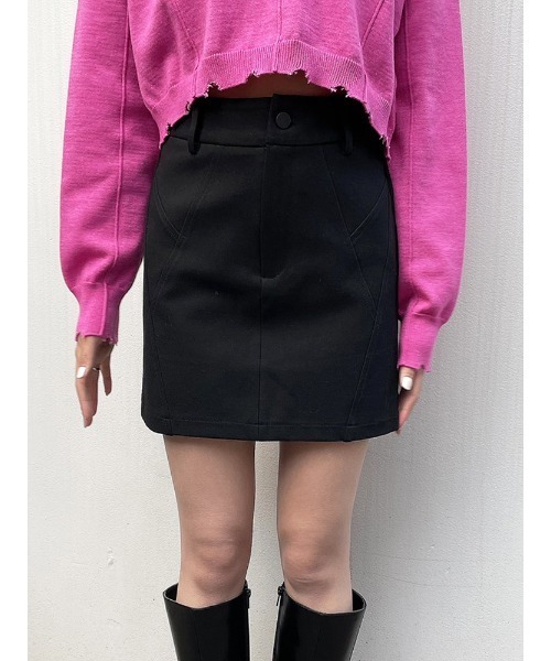 ENVYM（アンビー）の「スイッチングミニスカート（スカート・レディース・ブラック/ブラック系・FREE）」の15枚目の写真